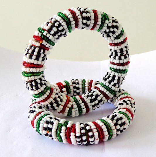 Boho Fashion Beaded Bangles