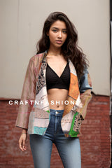 Bohemian Kantha Shrug