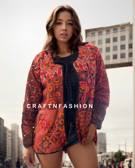 Chaqueta Boho Tie Dye para mujer