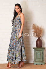 Belly Dance Wear Silk Maxi Dress