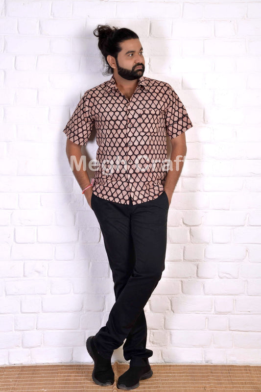 Camisa de hombre bordada Kantha