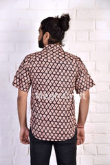 Camisa de hombre bordada Kantha