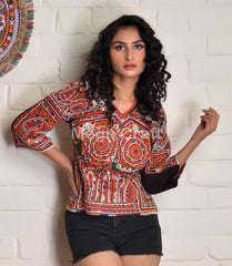 Embroidery Mirror work Kutch Blouse