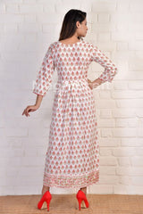 Hand Block Printed Long Kurti