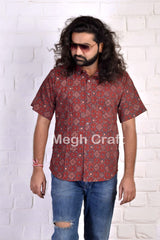 Cotton Kantha Stich Men's Shirt