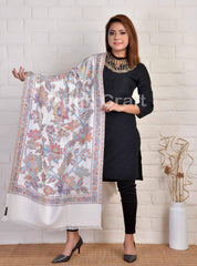 Designer Pashmina Floral Stole