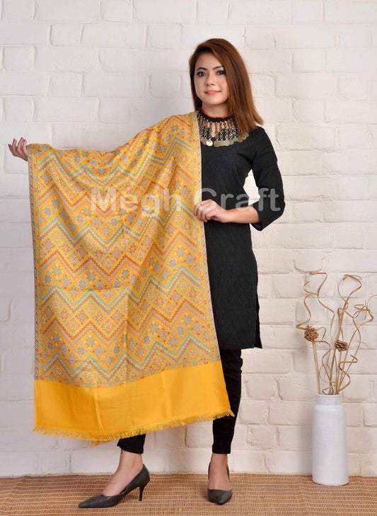 Kashmiri Reversible Stole Shawl