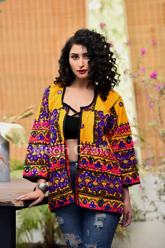 Vintage Embroidery Ethnic Jacket