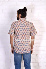 Hand Block Print Cotton Men Shirt