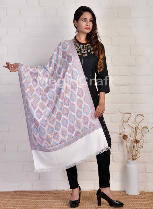 Geometric Design Stole Shawl