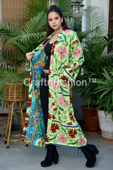 Manteau kimono long Suzani 2023