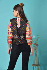 Chaqueta Bordada De Moda Urbana