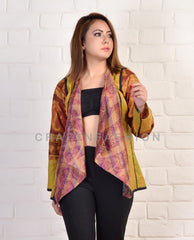 Patchwork Handmade Kantha Shrug