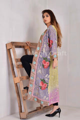 Kimono con adornos bohemios