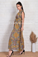 2023 Bohemian Silk Maxi Dress