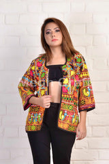 Chaqueta hippie de moda boho