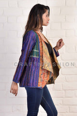 Bolero Kantha reversible indio