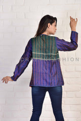 Bolero Kantha reversible indio