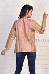 Bohemian Kantha Shrug