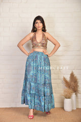 Bohemian Fashion Silk Skirt