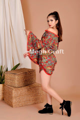 Women Silk Top Shorts Set