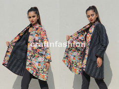 Floral Kantha Embroidered Coat