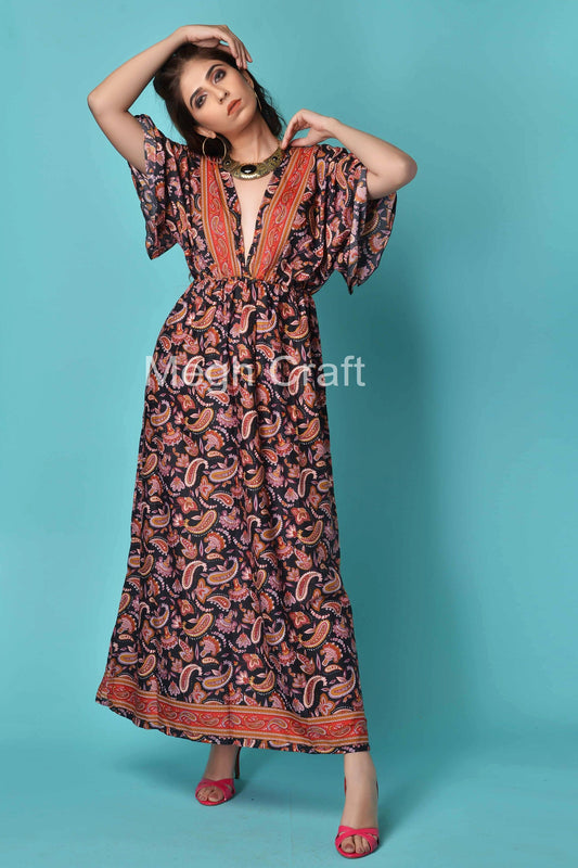 Paisley Print Free Size Dress