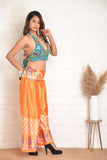Upcycled Silk Sari Palazzo Pant