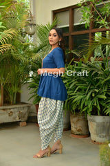 Top con peplum Khadi Dhoti