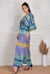 Robe Sari en soie vintage indienne