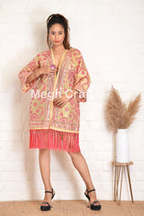 Women Short Kimono Fringe