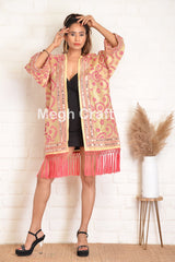 Frange kimono courte pour femme