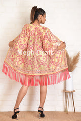 Women Short Kimono Fringe