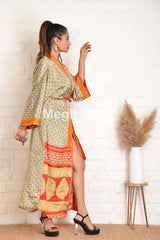 Robe de plage kimono