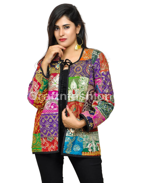 Boho Fashion Patchwork Coat