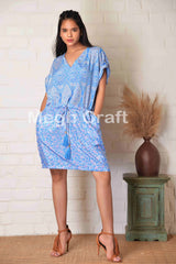 Beach Wear Silk Mini Dress