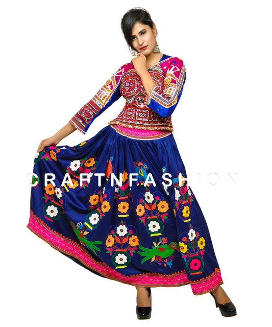 Traditional Embroidery Kutch Skirt