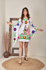 Mini-robe de style mexicain