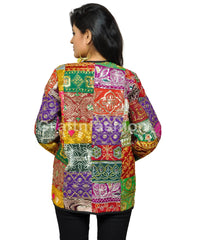 Boho Fashion Patchwork Coat