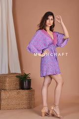 Mini-robe de style caftan pour vêtements de plage