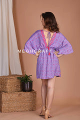 Mini-robe de style caftan pour vêtements de plage