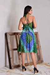 Beach Wear Bandhni Dress Short