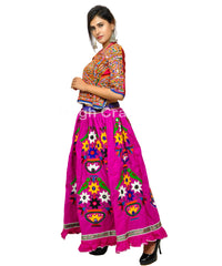 Kutch mirror work skirt