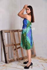 Beach Wear Bandhni Dress Short