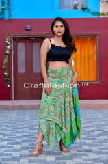 Spanish Silk Wrap Around Skirt