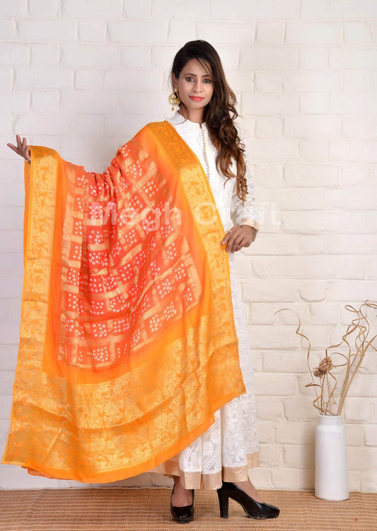 Bandhni Dupatta indien