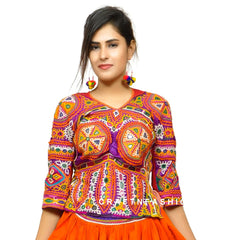 Blusa Kutch Navratri de diseñador