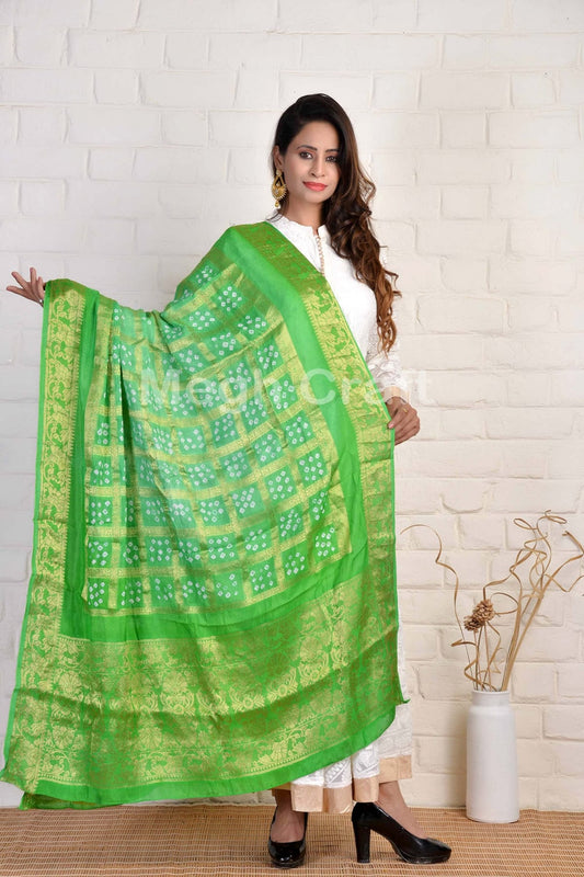 Silk Bandhni Dupatta