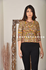 Blusa Kutch Boho con espejos