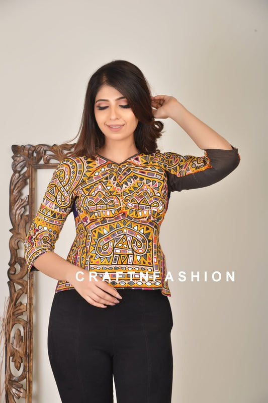 Boho Mirrorwork Kutch Blouse